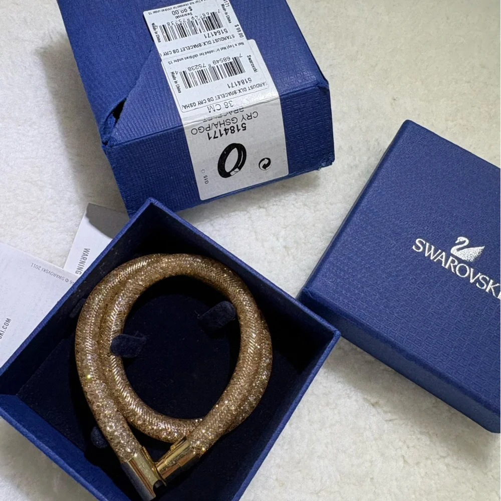 Swarovski gold Stardust Deluxe Bracelet - Picture 2 of 10